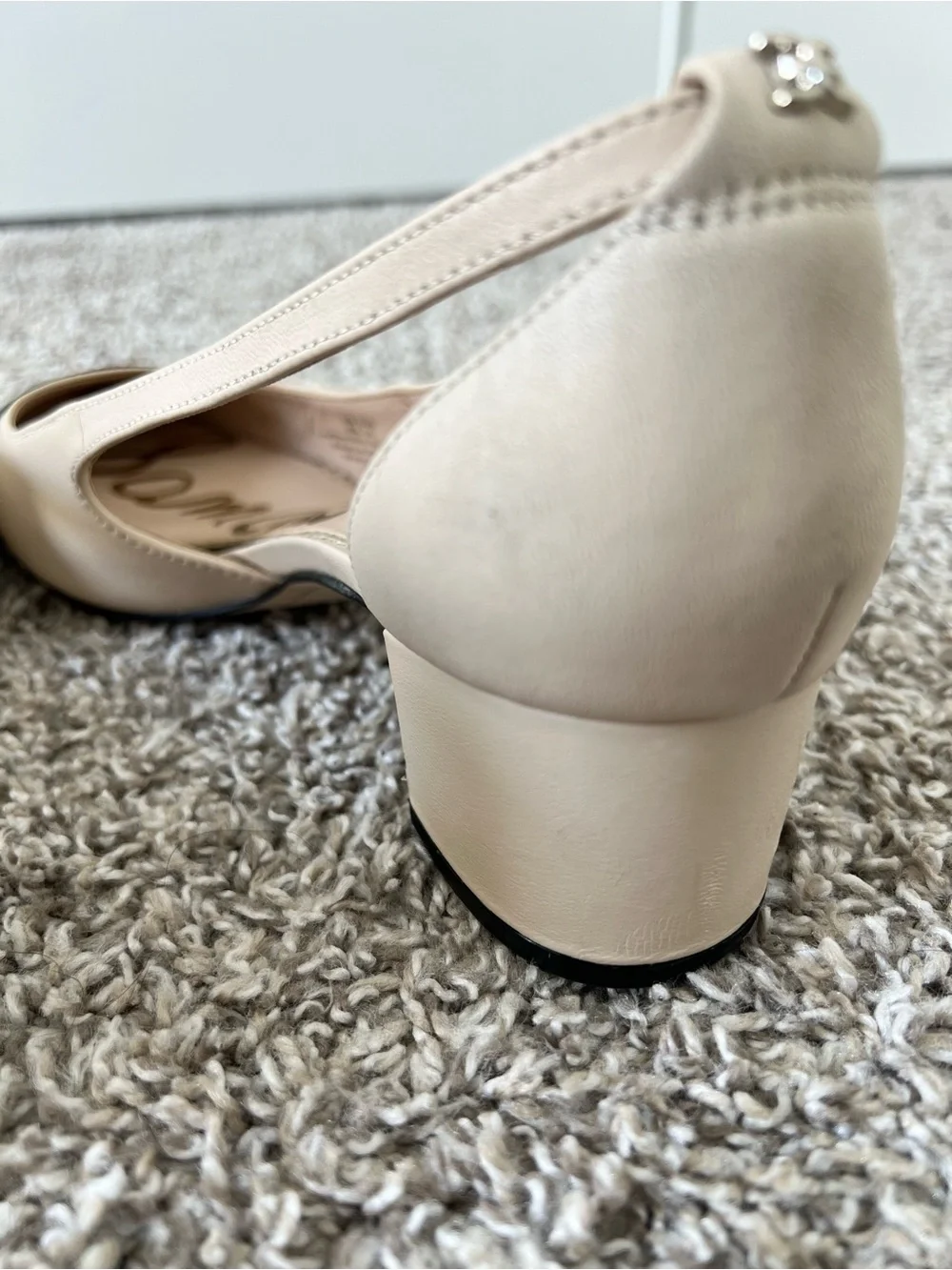 Sam Edelman Cap Toe Block Heel Size 8